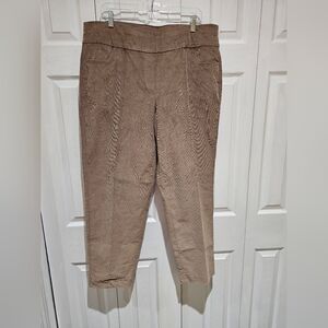 Alfred Dunner Tan Corduroy Pants Size 16W